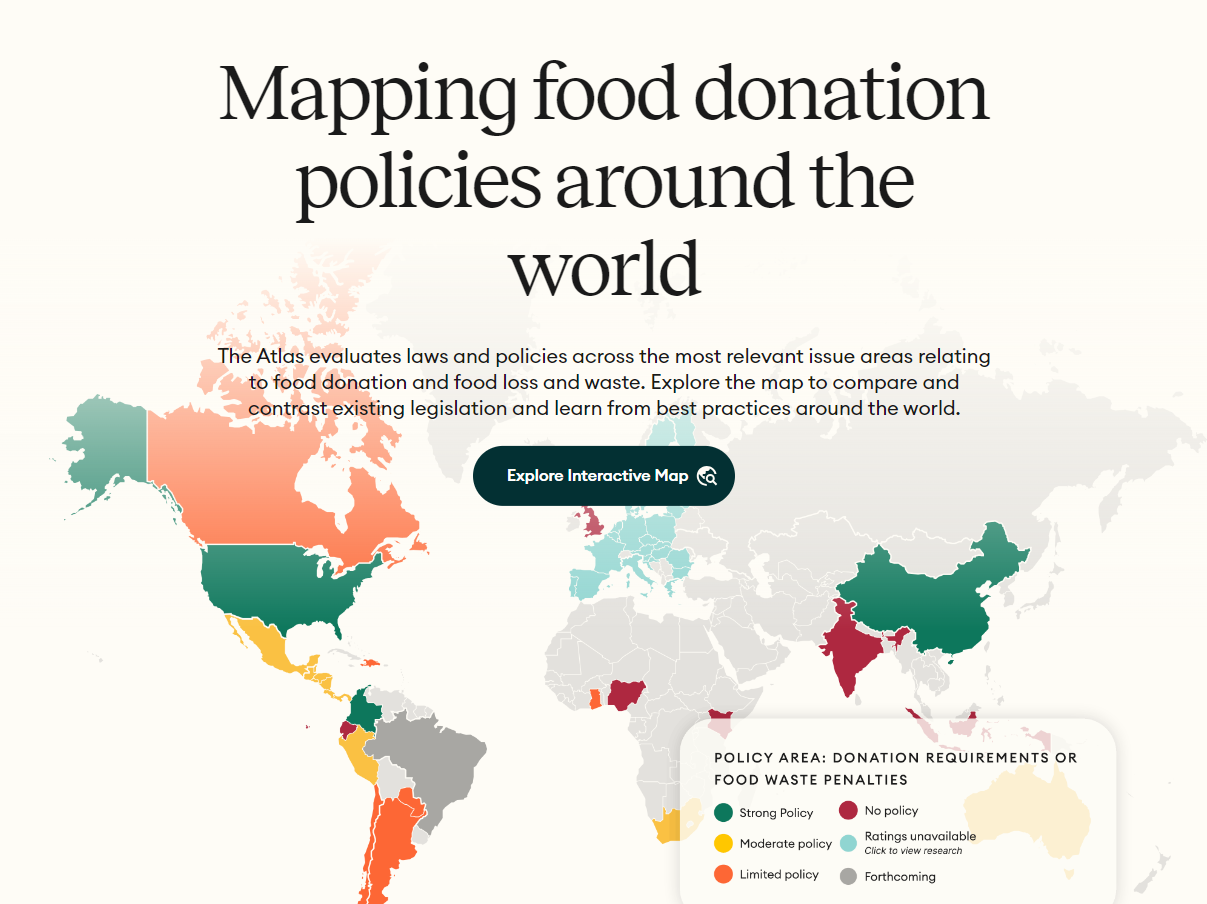 The Global Food Donation Policy Atlas